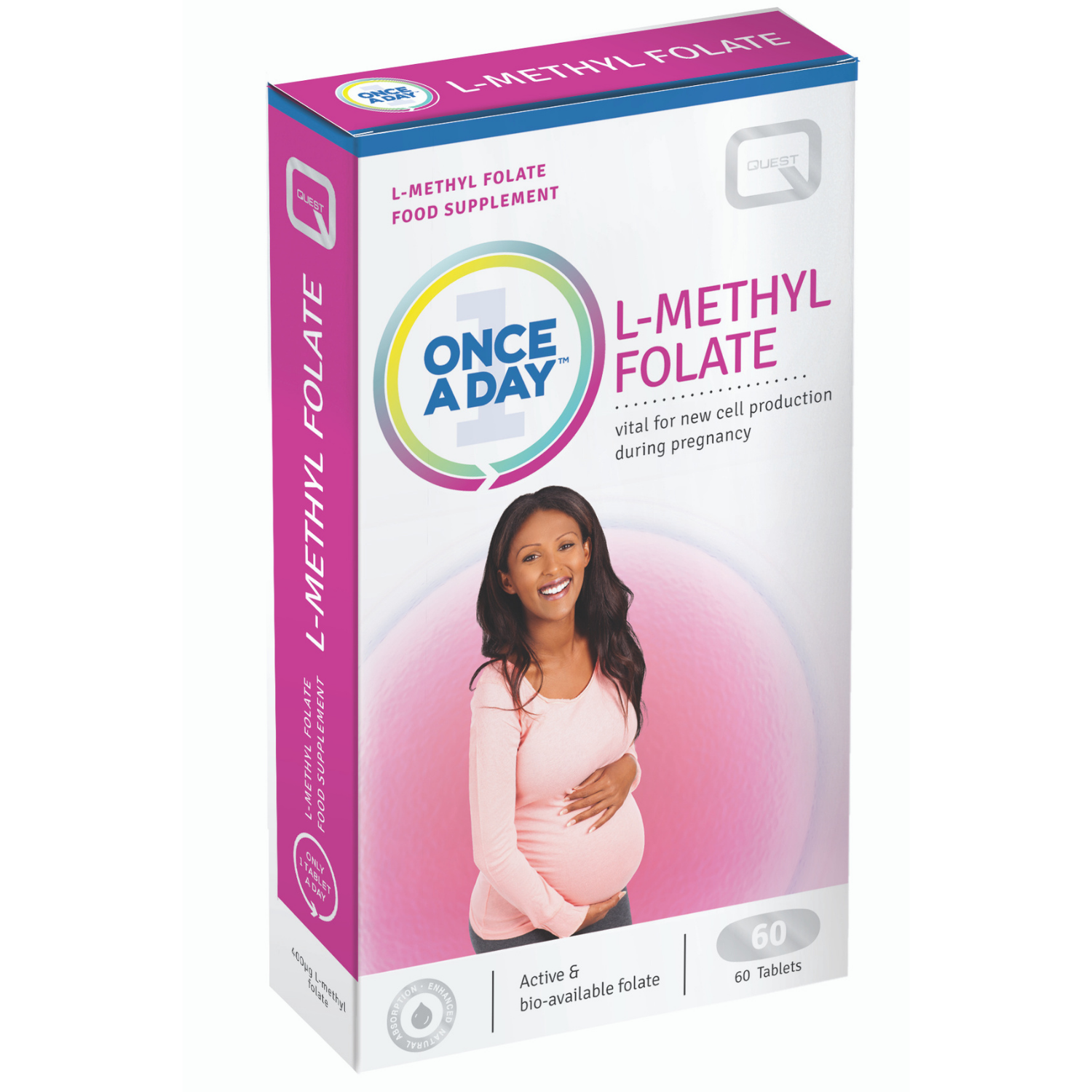 Quest OAD L-Methyl Folate Tabs 60's
